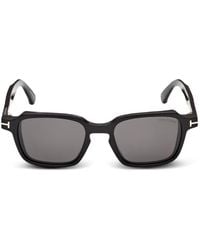 Tom Ford - T-Logo Square-Frame Sunglasses - Lyst