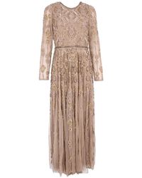 Mac Duggal - Long-Sleeve Embellished Dress - Lyst