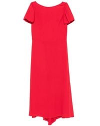 N°21 - Flutter-Sleeve Midi Dress - Lyst