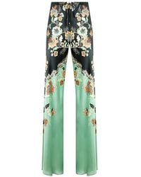 Roberto Cavalli - Floral-Print Drawstring Trousers - Lyst