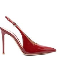 Gianvito Rossi - Point Toe Slingback Sandals - Lyst