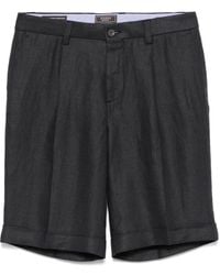 Peserico - Linen Bermuda Shorts - Lyst