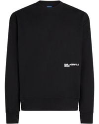 KARL LAGERFELD - Logo-Print Sweatshirt - Lyst