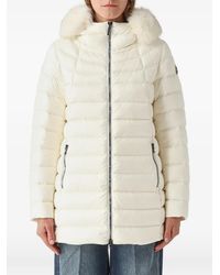 Colmar - Fur-Trim Hooded Quilted Jacket - Lyst