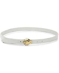 Anderson's - Knotted-Buckle Leather Belt - Lyst