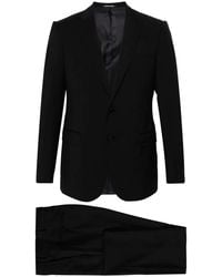 Emporio Armani - Single-Breasted Virgin Wool Suit - Lyst