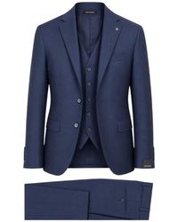 Tagliatore - Single-Breasted Three-Piece Suit - Lyst