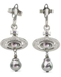Vivienne Westwood - Boucles D'Oreilles Aleksa Ornées De Perles - Lyst