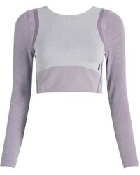 On Shoes - Haut Crop Studio À Manches Longues - Lyst