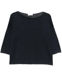 Roberto Collina - Boat Neck Jumper - Lyst