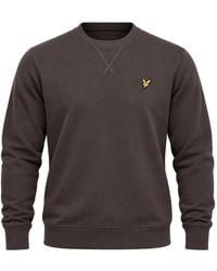 Lyle & Scott - Logo-Patch Crew-Neck Sweatshirt - Lyst