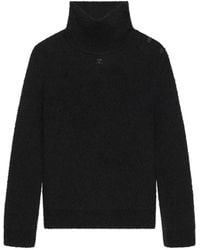 Courreges - Bouclé-Knit Button-Detail Sweater - Lyst