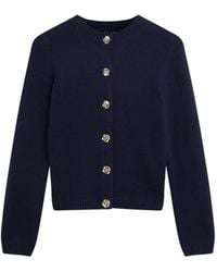 Ted Baker - Jaycey Rose-Button Cardigan - Lyst