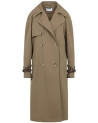 Moschino - Belt Buckled Coat - Lyst