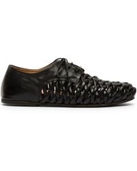 Marsèll - Interwoven Leather Derby Shoes - Lyst