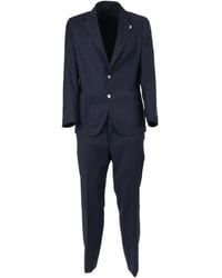 Tombolini - Notched-Lapel Single-Breasted Suit - Lyst