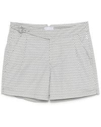 Gusari - Badeshorts Mit London-Print - Lyst