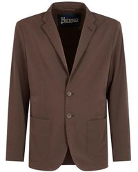 Herno - Giacca Con Due Bottoni - Lyst