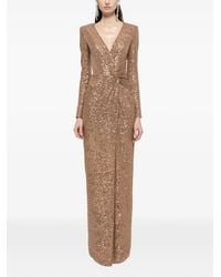 Nissa - Sequin-Detail Maxi Dress - Lyst