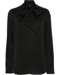 Gucci - Fluid Crepe Satin Shirt - Lyst