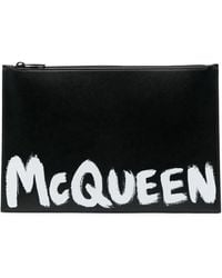 McQueen - Clutch Con Stampa - Lyst