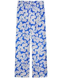 Stella McCartney - Pantalones Con Margaritas Estampadas - Lyst