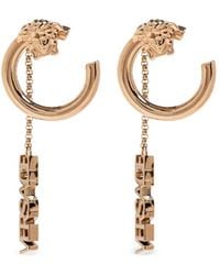 Versace - Medusa-Logo Earrings - Lyst