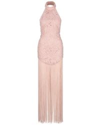 ATOIR - Elle Fringed Textured-Finish Maxi Dress - Lyst