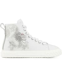 Giuseppe Zanotti - Blabber Crystal-Embellished High-Top Sneakers - Lyst
