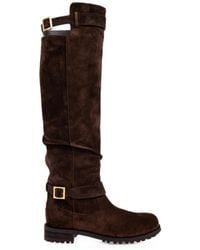 Jimmy Choo - Biker Kb Buckle-Fastening Boots - Lyst