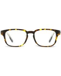 ZEGNA - Rectangular Keyhole-Bridge Glasses - Lyst