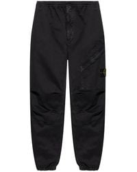 Stone Island - Cargo-Pocket Elasticated-Waist Trousers - Lyst