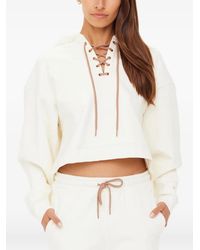 The Upside - Arkana Priah Lace-Up Hoodie - Lyst