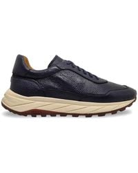 Henderson - Pebbled-Leather Sneakers - Lyst