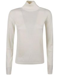 Max Mara - Roll-Neck Fine-Knit Sweater - Lyst