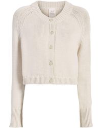 Cinq À Sept - Millie Knitted Cropped Cardigan - Lyst