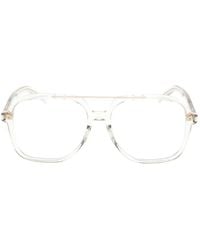 Saint Laurent - Geometric-Frame Glasses - Lyst