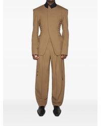 Mugler - Pleated Balloon-Shape Trousers - Lyst