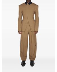 Mugler - Pleated Balloon-Shape Trousers - Lyst