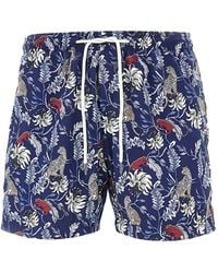 Peninsula - Short De Bain À Fleurs - Lyst