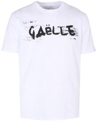 Gaelle Paris - Logo-Print T-Shirt - Lyst