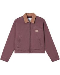 Chocoolate - Corduroy-Collar Logo-Patch Jacket - Lyst