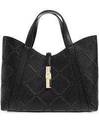 Furla - Goccia Laser-Cut Top Handle Small Tote Bag - Lyst