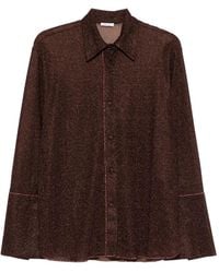 Oséree - Lumière Button Trim Shirt - Lyst