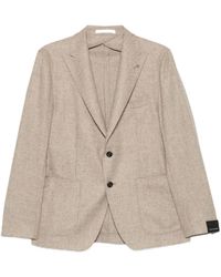 Tagliatore - Blazer Met Opgestikte Zak En Twee Knopen - Lyst