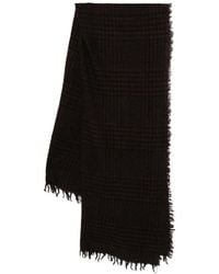 Faliero Sarti - Principe Check Fringed Scarf - Lyst