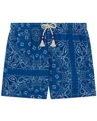 MC2 Saint Barth - Paisley-Print Drawstring Swim Shorts - Lyst