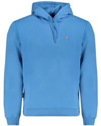 Napapijri - Logo-Patch Drawstring Hoodie - Lyst