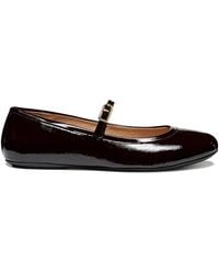 Geox - Palmaria Buckle Strap Ballet Flats - Lyst