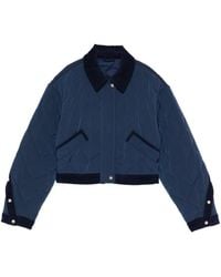 Maje - Quilted Button Jacket - Lyst